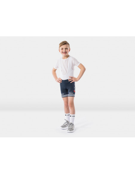 Shorts Santini Trek-Segafredo Replica Youth Dark Blue