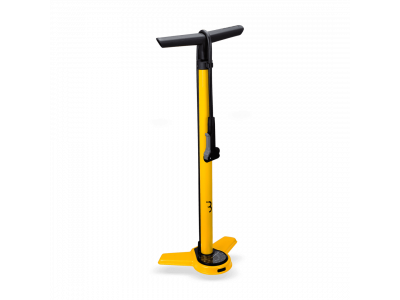 Floor pump BBB BFP-27 AirSteel yellow