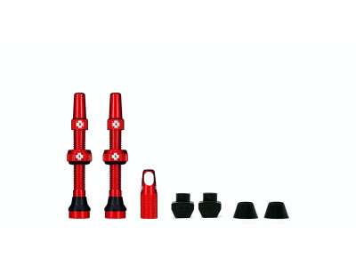 Tubeless valves Muc Off 44mm presta red