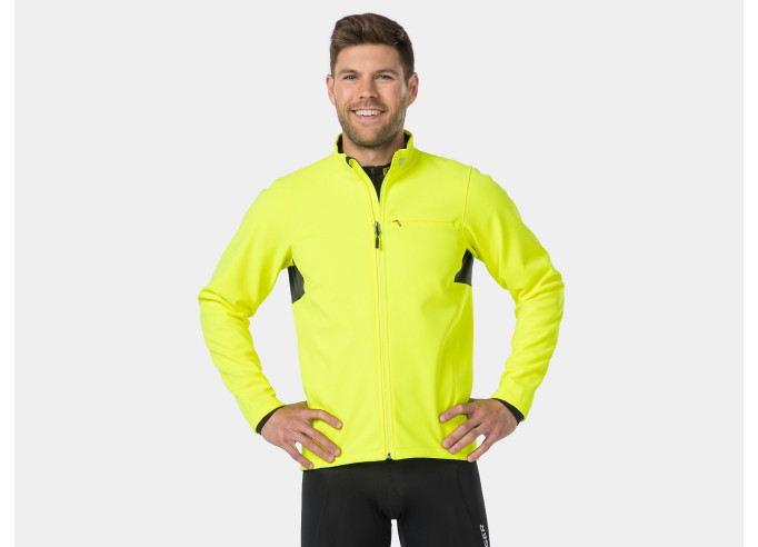Cycling Jacket Bontrager Circuit Softshell yellow