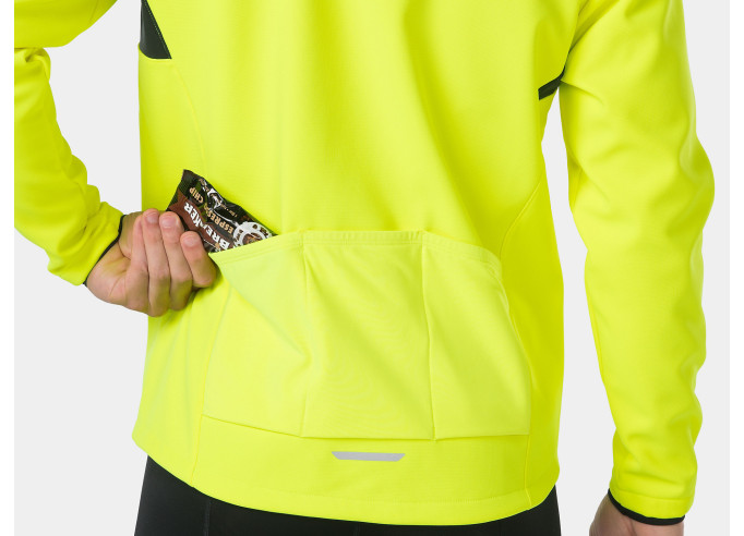 Cycling Jacket Bontrager Circuit Softshell yellow