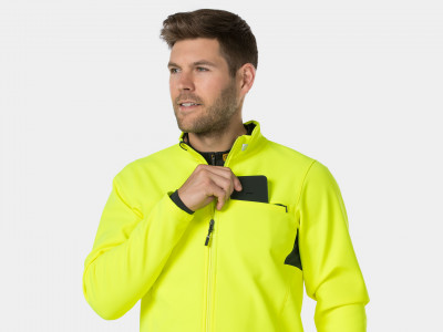 Cycling Jacket Bontrager Circuit Softshell yellow