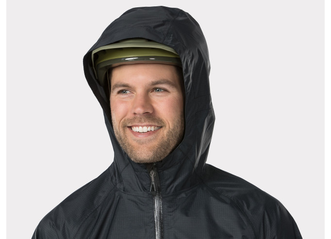 Mountain Bike Rain Jacket Bontrager Avert black