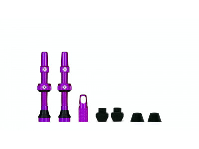 Tubeless valves Muc Off presta purple (pair)