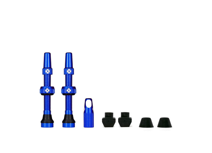 Tubeless valves Muc Off presta blue (pair)