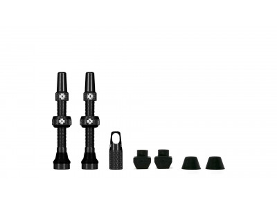 Tubeless valves Muc Off presta black (pair)