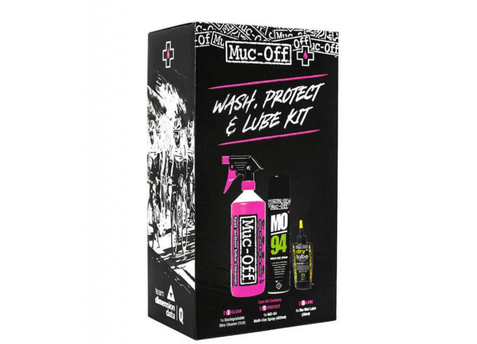 Muc-Off Wash Protect and Dry Lube kit